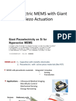 Piezoelectric MEMS With Giant Piezo Actuation