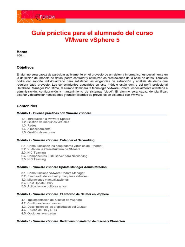 Guía de Backup para VMware vSphere | PDF | V Mware | Foro de Internet