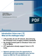 Volte Device Interoperability Challenges: Thomas Eyring Director of Engineering Mno Test Solutions