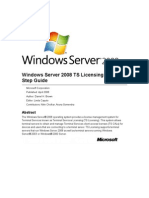 Windows Server 2008 TS Licensing Step-By-Step Guide