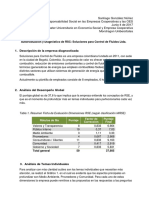 Evaluación de Responsabilidad Social en Una Empresa