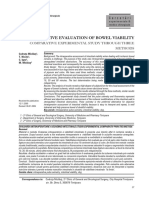 Intraoperative Evaluation of Bowel Viability: Cercetari