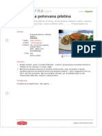 Marinirana Pohovana Piletina PDF