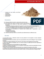 Análise da diversidade de areias marinhas, fluviais e eólicas