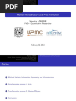 Market Microstructure and Price Formation - Mauricio Labadie