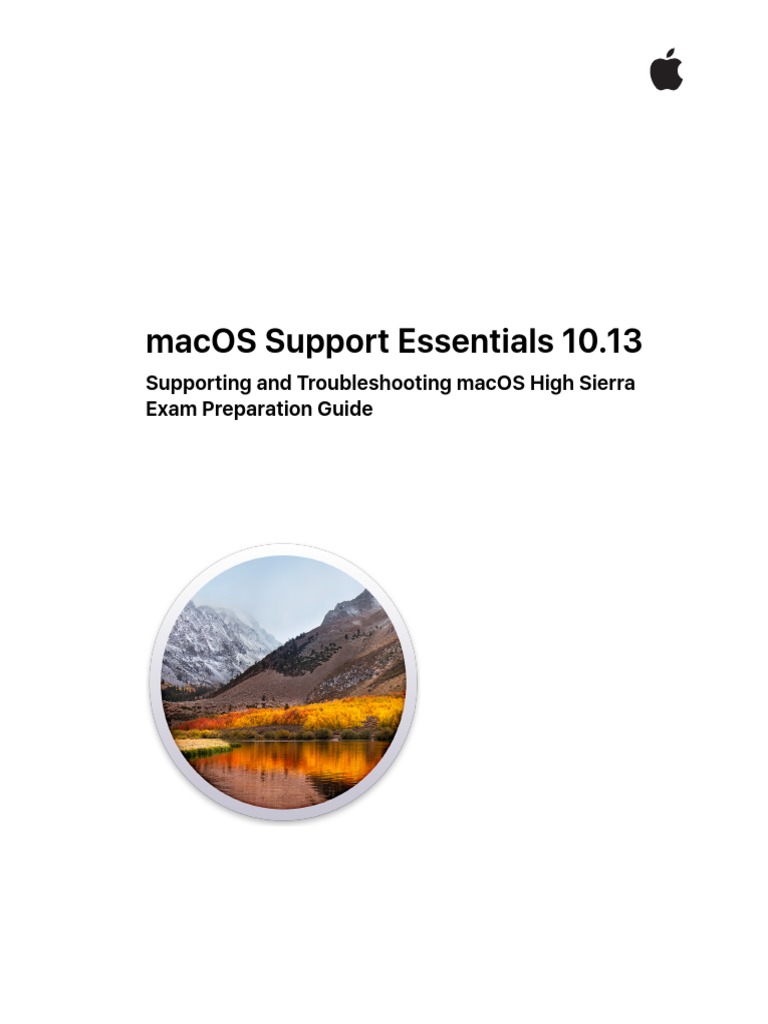 macOS High Sierra Exam Guide | PDF | I Cloud | Mac Os