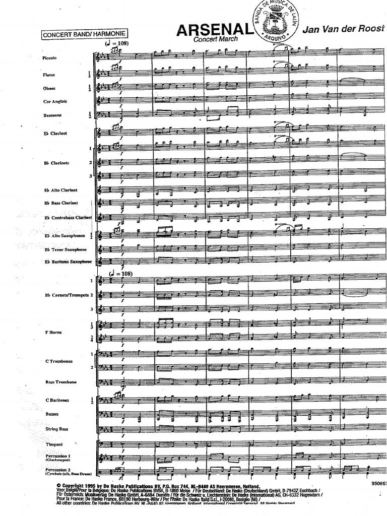 Arsenal - Concert March PDF | PDF