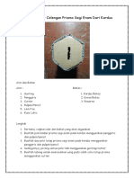 Cara Membuat Celengan Prisma Segi Enam Dari Kardus