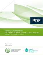 Looking For Green Jobs The Impact of Green Growth On Employment