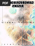 Gianni Vattimo - Modernliğin Sonu