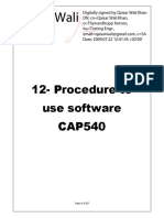 12-Procedure To Use Software Cap 540