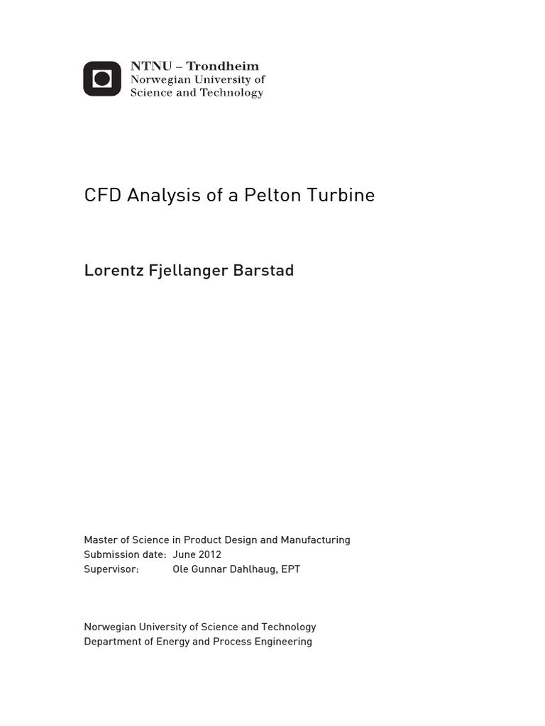 Estudio de Turbina Pelton CFD | PDF | Computational Fluid Dynamics ...
