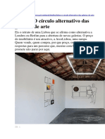 Lisboa O Círculo Alternativo Das Galerias de Arte