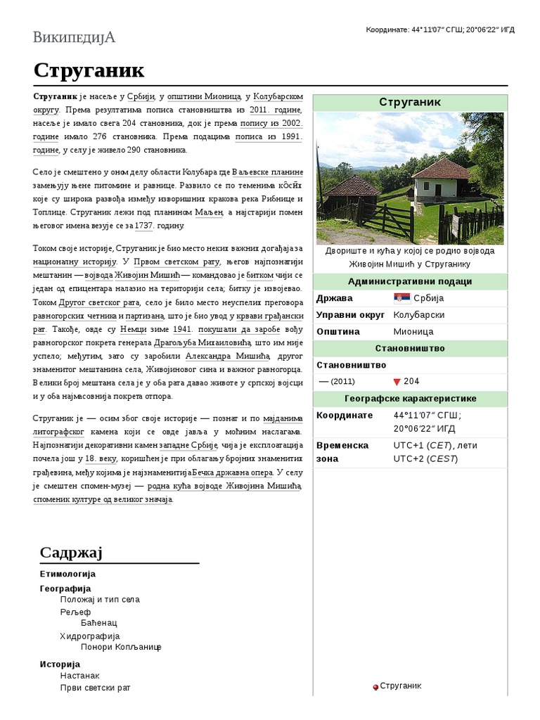 Струганик | PDF