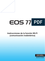 EOS 77D Wi-Fi Instruction Manual ES