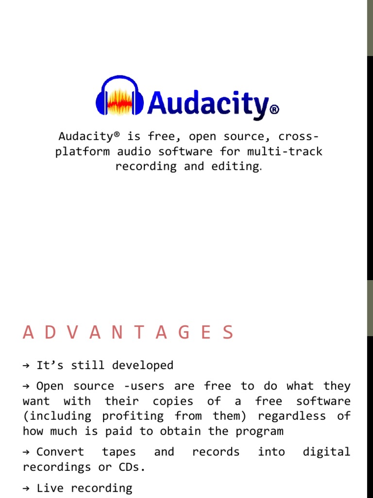 Audacity 1 | PDF