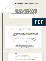 Price/Sales Ratio For High Growth Firm