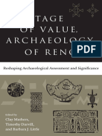 Heritage of Value, Archaeology of Renown