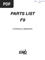 Manual de Partes Martillos Hidráulicos Furukawa Modelo F45