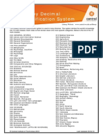 Dewey Chart PDF