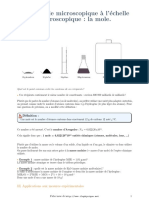 ILEPHYSIQUE Chimie 2 La Mole Echelle Micro Macro