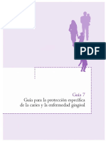 Guía para La Protección Específica de La Caries y La Enfermedad Gingival 2007