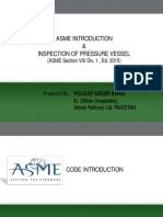 ASME Section VIII Div. 1 Pressure Vessel Inspection Guide