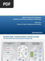 XBRL US Pacific Rim Workshop Database and Business Intelligence Workshop Karen Hsu Director Product Marketing, Informatica