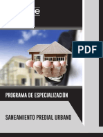 Brochure - Programa de Especialización en Saneamiento Predial Urbano PDF