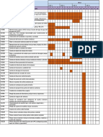 Cronograma de Actividades en Obra