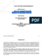 Cartilla No 2 Bc3a1sico de Administracic3b3n PDF