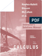 Hughes Hallett - Cálculo de Uma Variável - 3 Ed - Soluções PDF