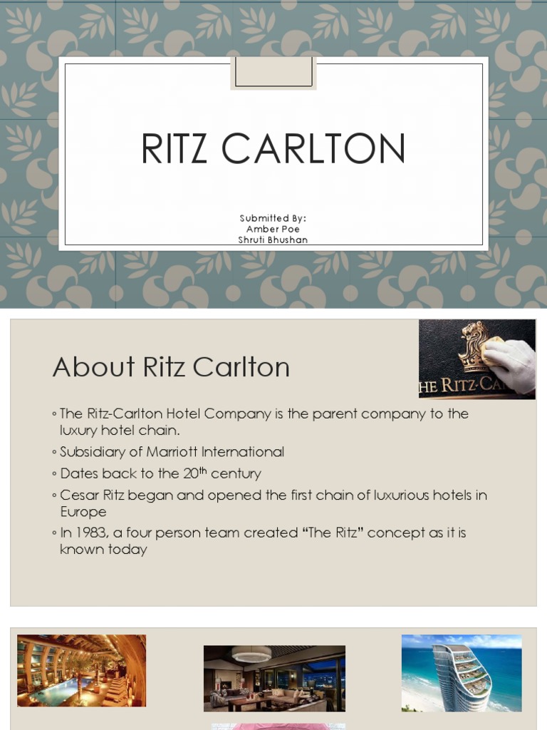 Ritz-Carlton: Luxury Service Excellence | PDF | Business