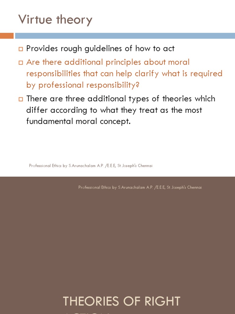 Understanding Virtue Theory in Ethics | PDF | Virtue | Ethical Principles
