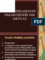 Akta Keselamatan Dalam Negeri 1960