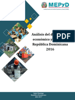 Analisis Del Desempeno Economico y Social 2016