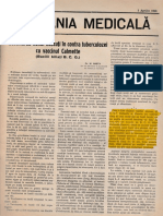 1928 - Romania Medicala - Dr Nasta - Vaccinarea Noilor Nascuti in Contra Tuberculozei Cu Vaccinul Calmette