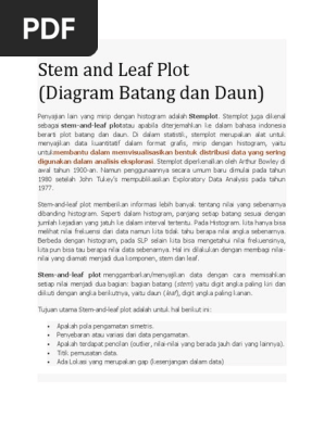 Bahan Kuliah Steam And Leaf Plot Boxplot
