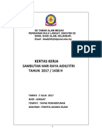 Kertas Kerja Hari Raya