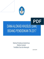 01 Paparan Dana Alokasi Khusus (Dak) SD Ta 2017 PDF
