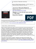 Massacre in the Old and New Worlds Journal of Genocide Research, Volume 15, Issue 2, 2013