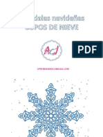 Mandalas de Navidad Copos de Nieve PDF
