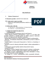 Fisa Postului Asistent de Farmacie PDF