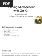 Building Microservice With Go Kit 