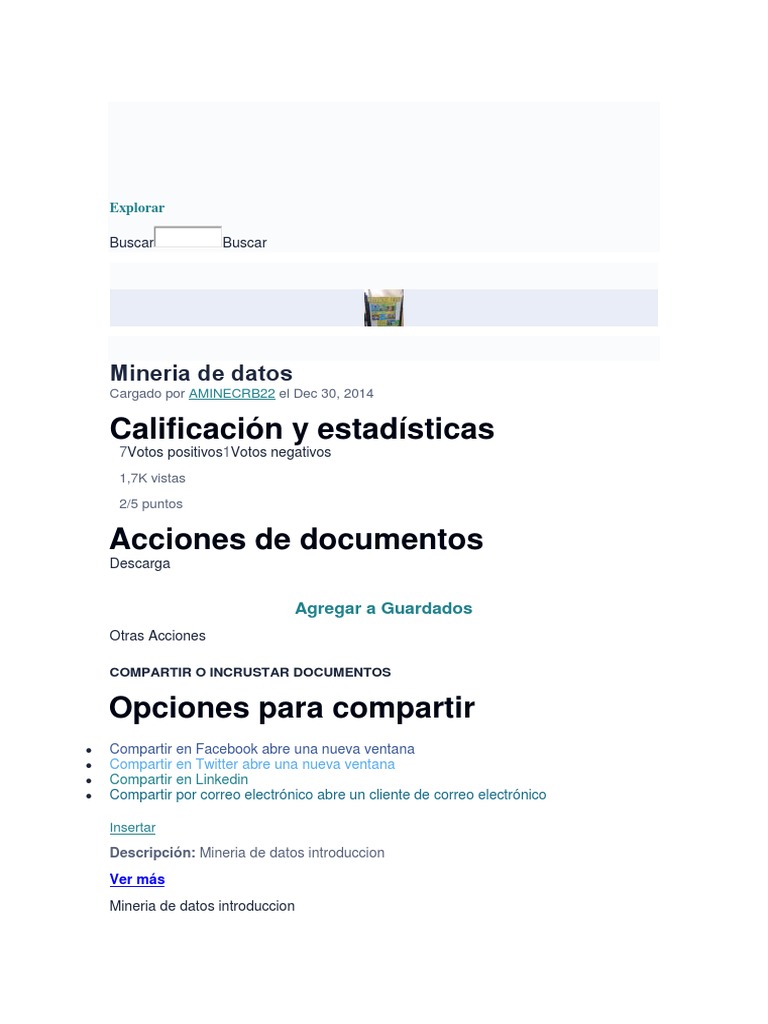 Calificacion Y Estadisticas Mineria De Datos Lengua Espanola Idioma En Ingles