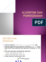 Ekspresi dan Operator dalam Bahasa Pemrograman