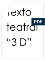 Texto Teatral 3 D