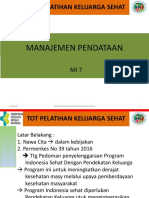 Materi 1 Manajemen Pendataan Keluarga