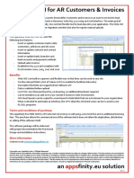 R11 WEB ADI For AR Customers & Invoices: Key Features