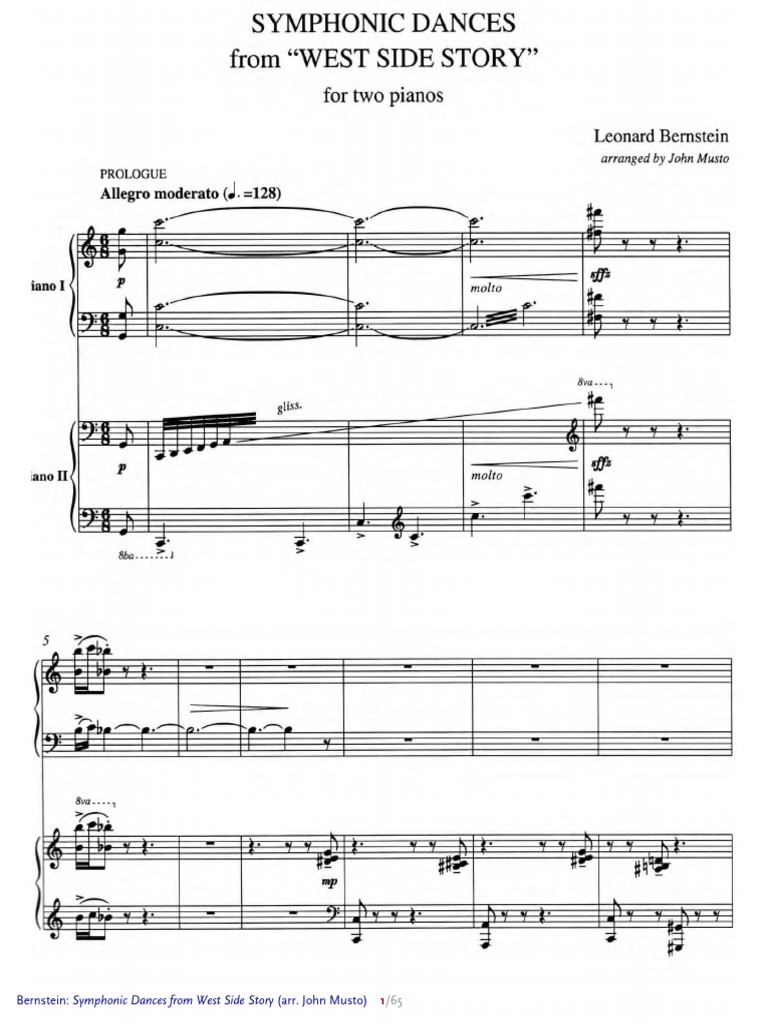 Symphonic Dances from West Side Story | PDF | Poetry